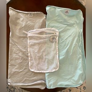 TWO Ollie baby swaddles